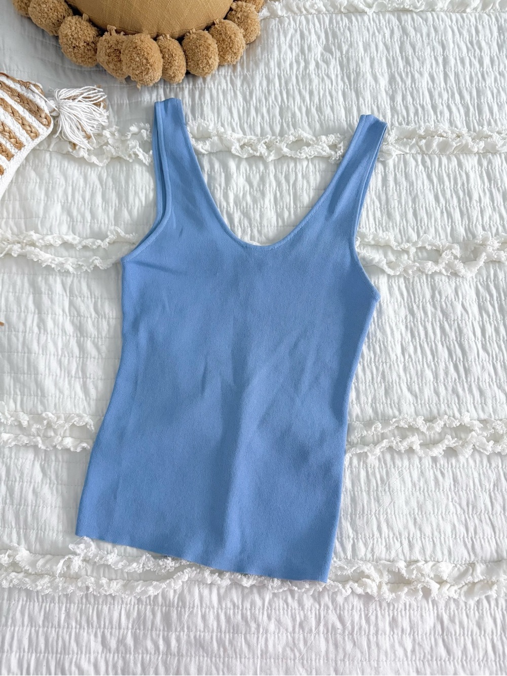 Blue tank top